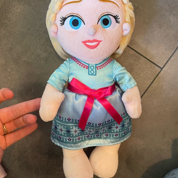 Disney Parks Babies Frozen Elsa Plush Doll Baby Toddler Princess 11 “ - Picture 2 of 4